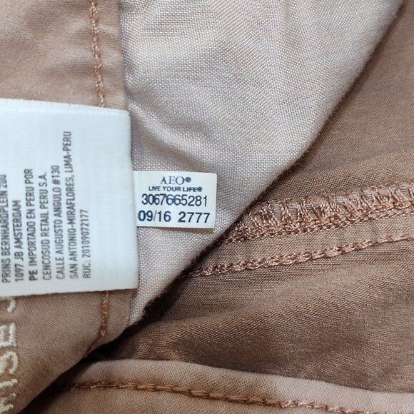 American Eagle Outfitters Super Stretch Hi-Rise Jeggings US Size 4 Cotton Blend - Picture 6 of 7